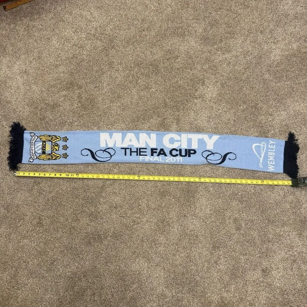 Manchester City FA Cup Final 2011 Wembley Official Supporter Scarf MCFC